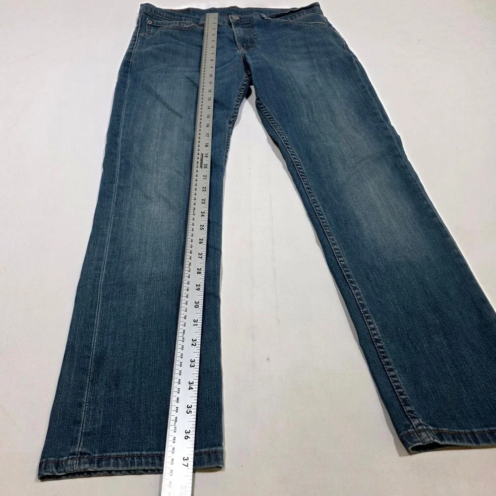Levi's 511 Slim Fit Jeans Mens 33x30 Blue Denim Classic Casual Streetwear Style